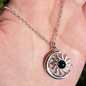 Collar Moon Star Ónix