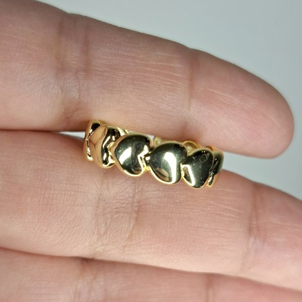 Anillo Cinturón de Corazones