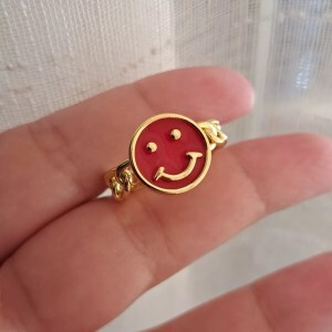 Anillo Smiley Chain