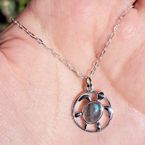 Collar Sea Turtle Labradorita