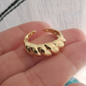 Anillo Golden Croissant