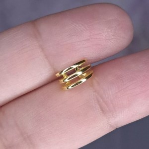 Earcuff Líneas Golden