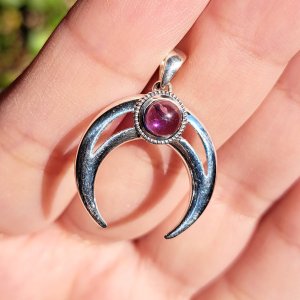 Colgante Medialuna Amatista