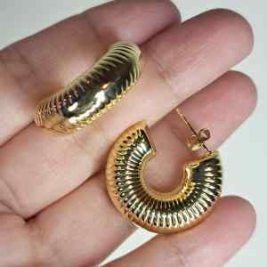 Argollas Infladas Textura