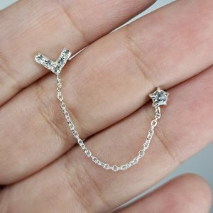 Aro solitario crystals