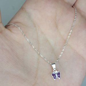 Collar Butterfly Amatista